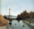 Brücke bei passy 1895 Henri Rousseau Post Impressionismus Naive Primitivismus